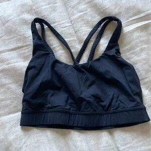 Lululemon sports bra, black, size 6